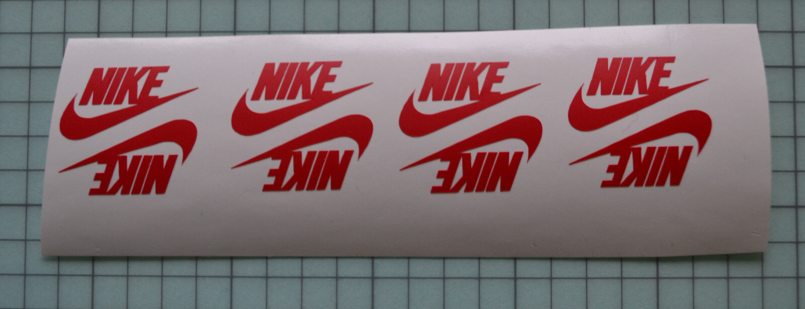 Set of 10 ( size 1'-3') Nike Vinyl decals for Laptops, Walls, Cars, Party