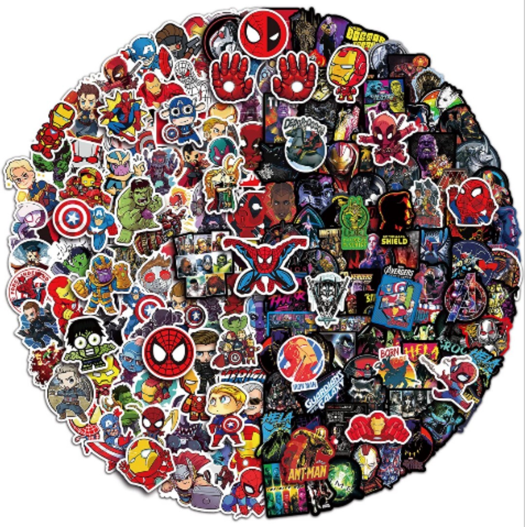 10 PCS Marvel Avengers Guardians of the Galaxy Stickers BRAND NEW