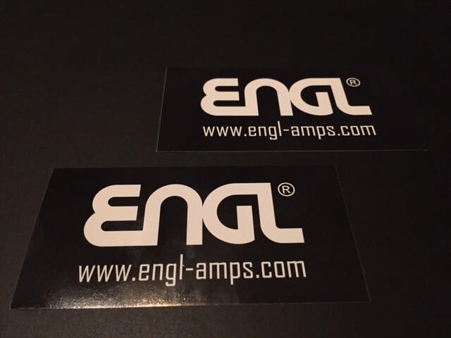ENGL Guitar Amplifiers 2pc Black Sticker Set