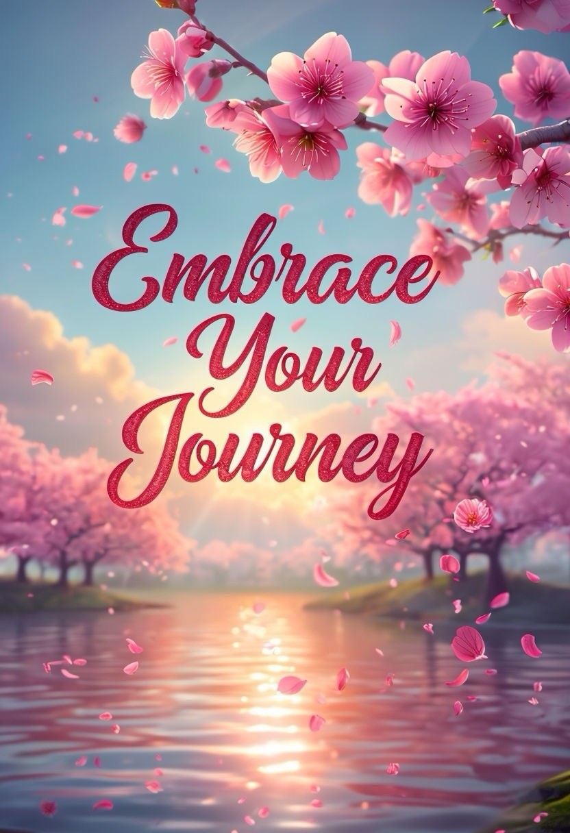 Embrace Your Journey 3” Tall Vinyl Decal Sticker Inspirational Motivational