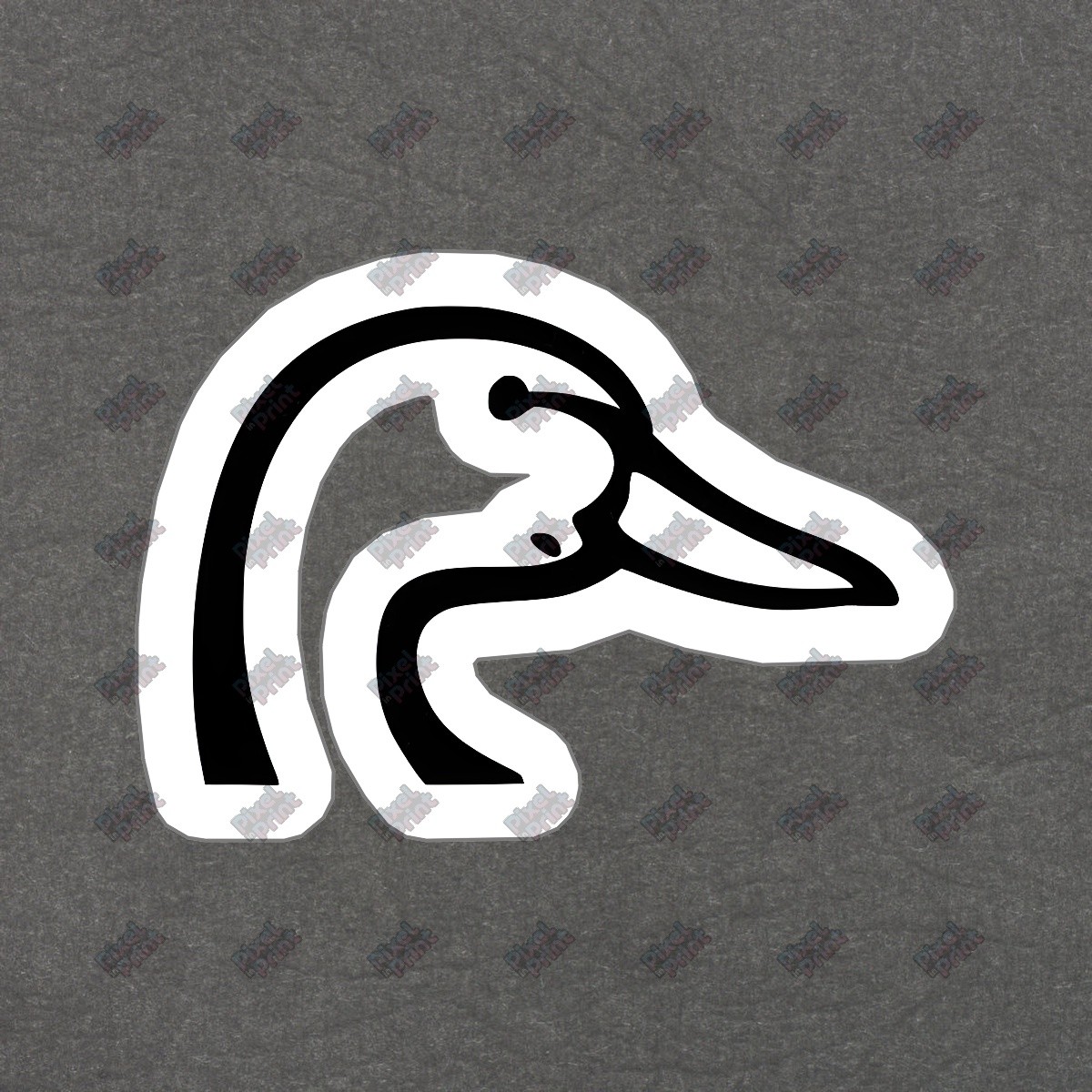 Unique Black and White Bird Vinyl Sticker Decorative Decal for Home, #774359