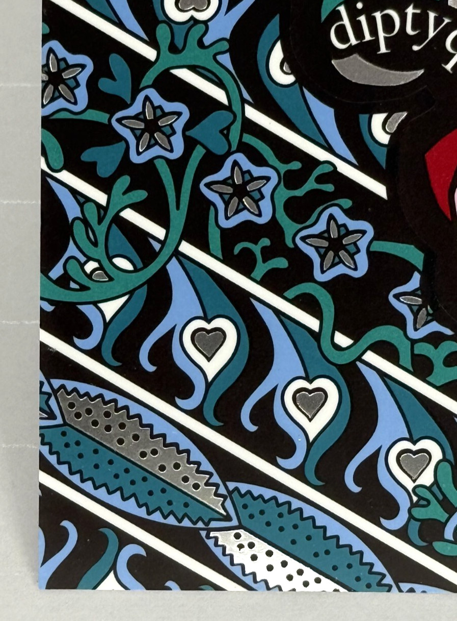 RARE DIPTYQUE EAU ROSES DECAL / STICKER – LIMITED EDITION – MADE IN FRANCE – NEW
