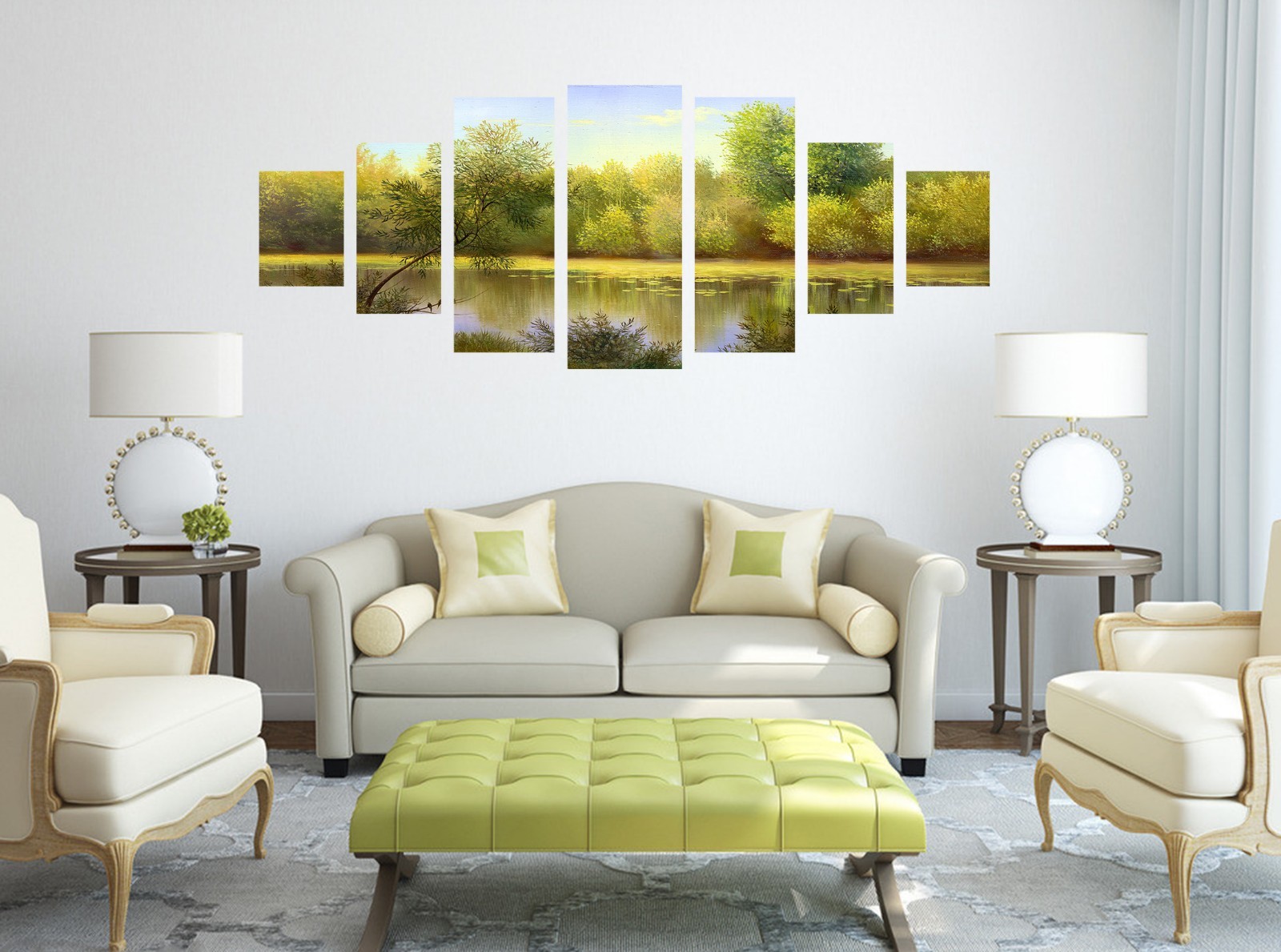 3D River Forest 72 Unframed Print Wall Paper Decal Wall Deco Indoor AJ Jenny