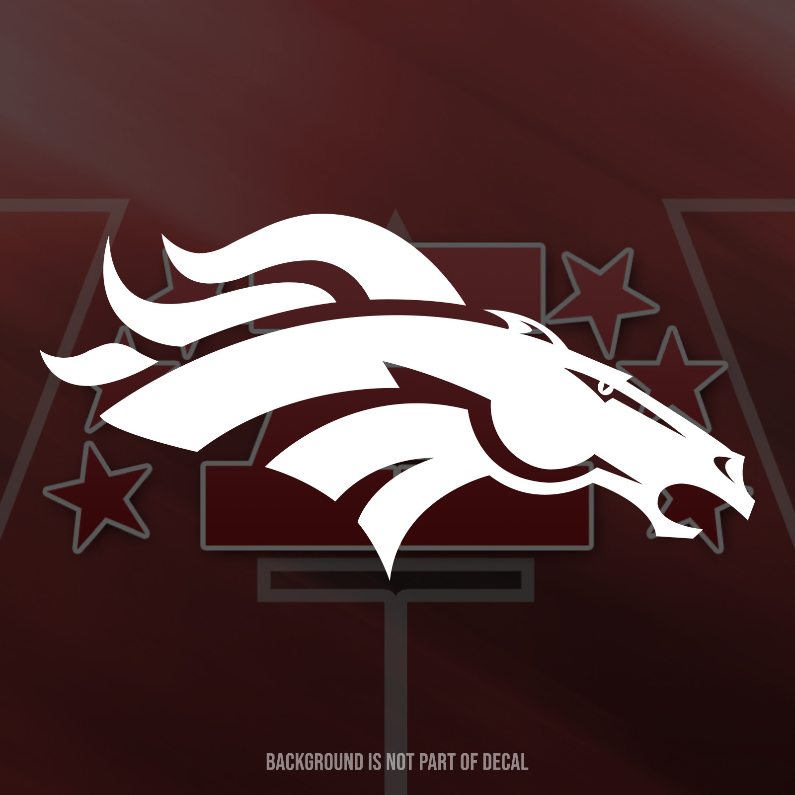 Denver Broncos Vinyl Decal Sticker