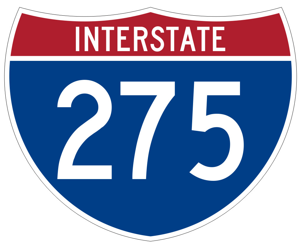 Interstate 275 Sticker Decal R970 Highway Sign Tampa Florida
