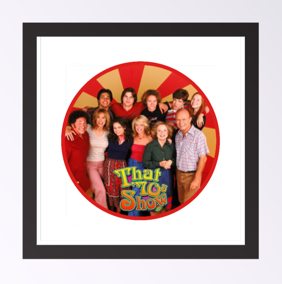 TV – That 70's Show (Cast) – 4" Vinyl Decal Handmade Laptop Decor Vehicle Cooler
