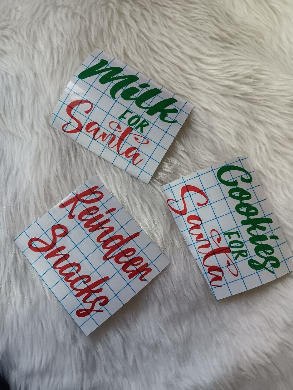 Treats for Santa Sticker Cookies for Santa Christmas Decal Cup Car