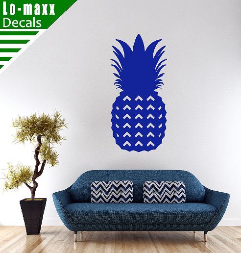 Pineapple Art Custom Design Decoration Various Sizes Colors Die Cut Vinyl Decal