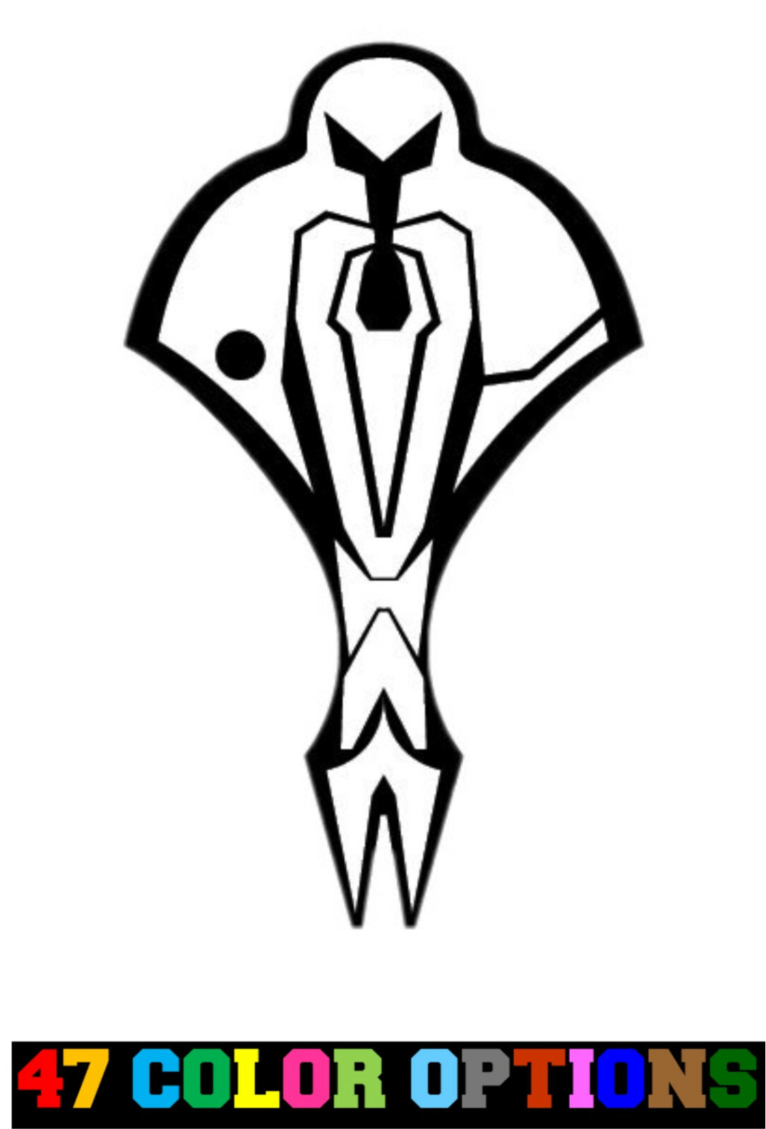 Vinyl Decal Truck Car Sticker Laptop – Star Trek Generation Cardassian Symbol