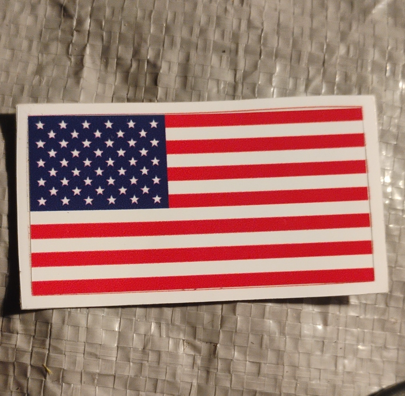 American Flag Vinyl Decal Sticker Rectangle Self-Adhesive Red White Blue