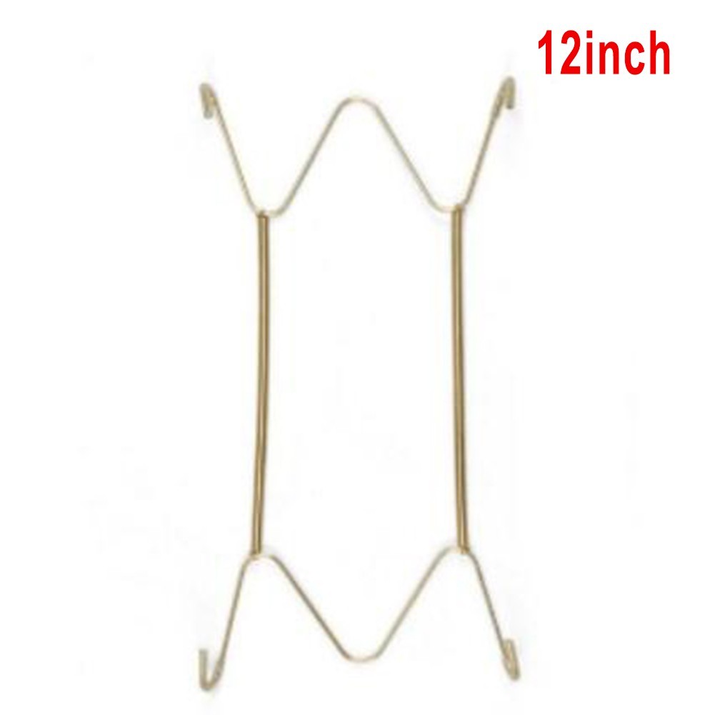 1 Pcs 5-Sizes Wall Display Invisible Dish Hangers Adjustable Plate Spring Holder