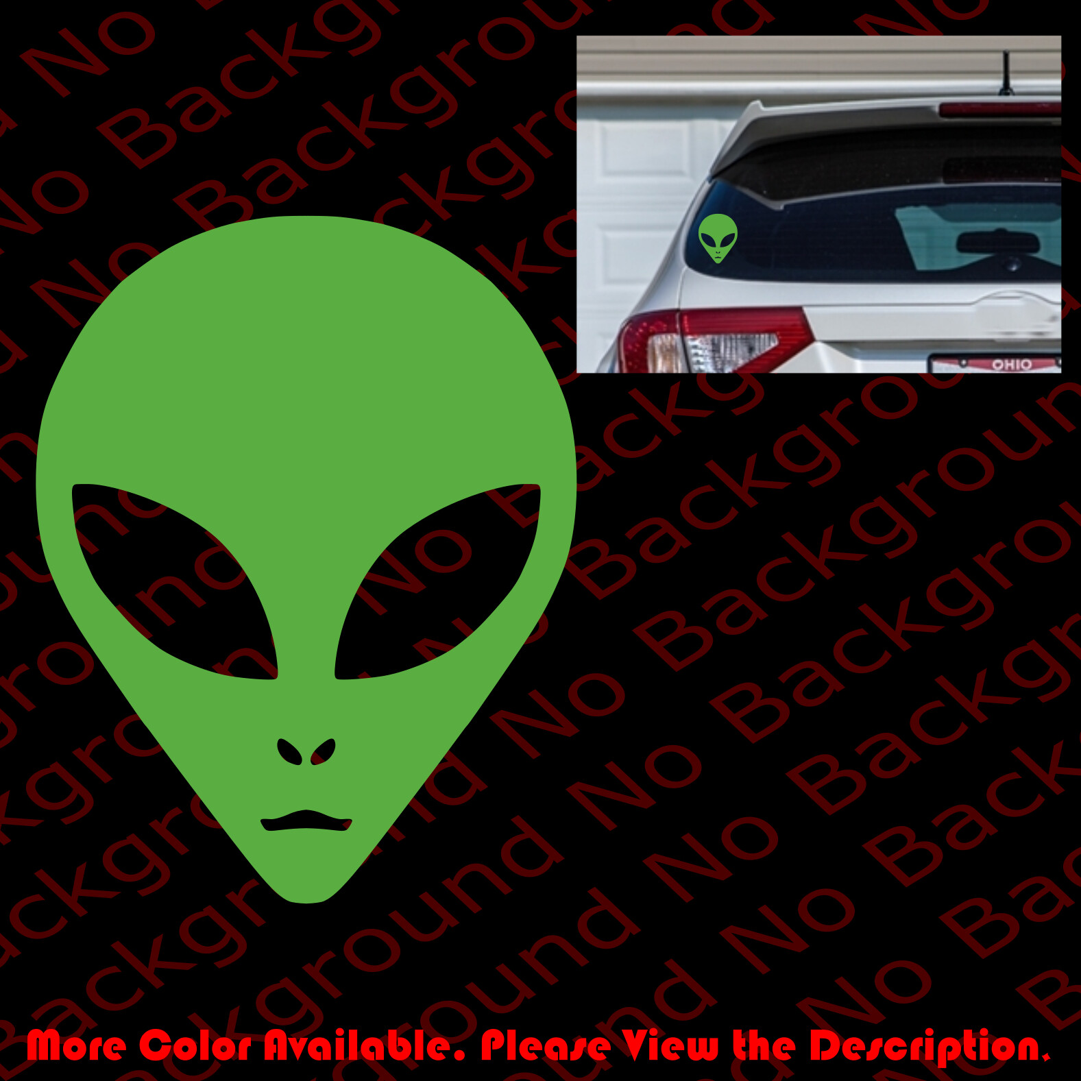 ALIEN UFO I BELIEVE Space Vinyl Decal for Phone/Bumper Car Window Space ET FY007