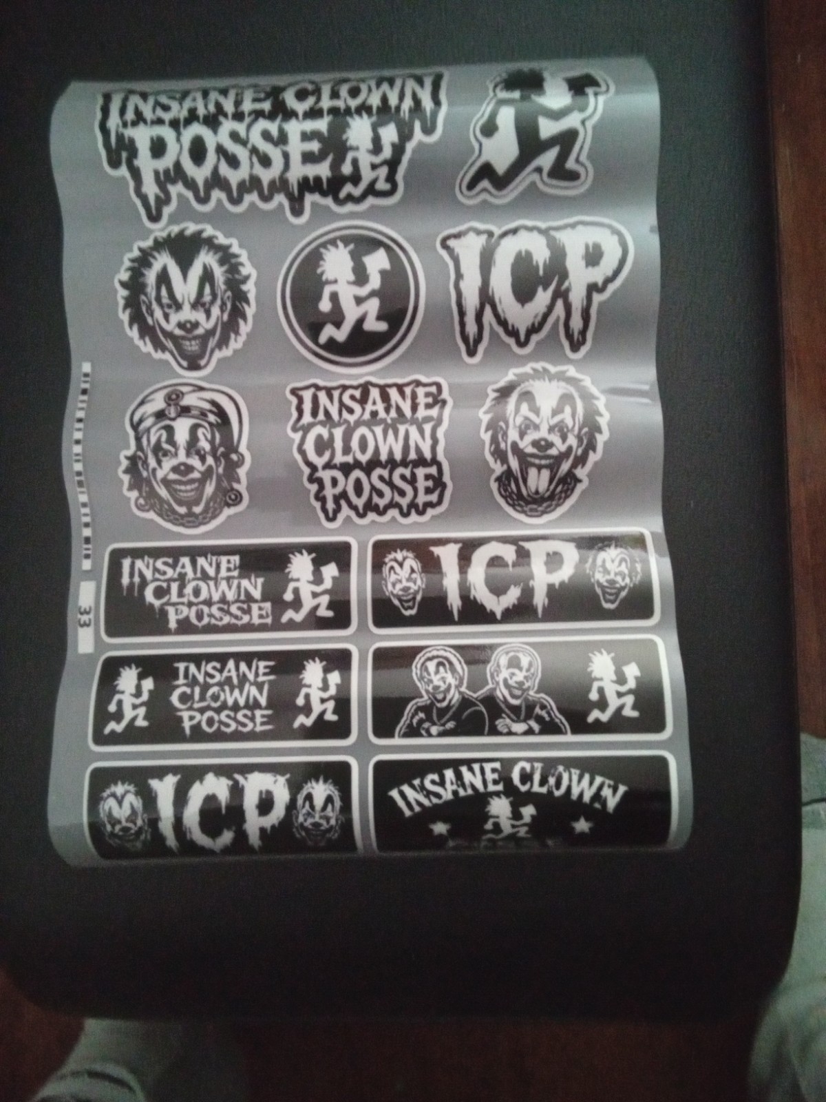 ICP Insane Clown Posse PVC Vinyl waterproof decals – 2 sheets