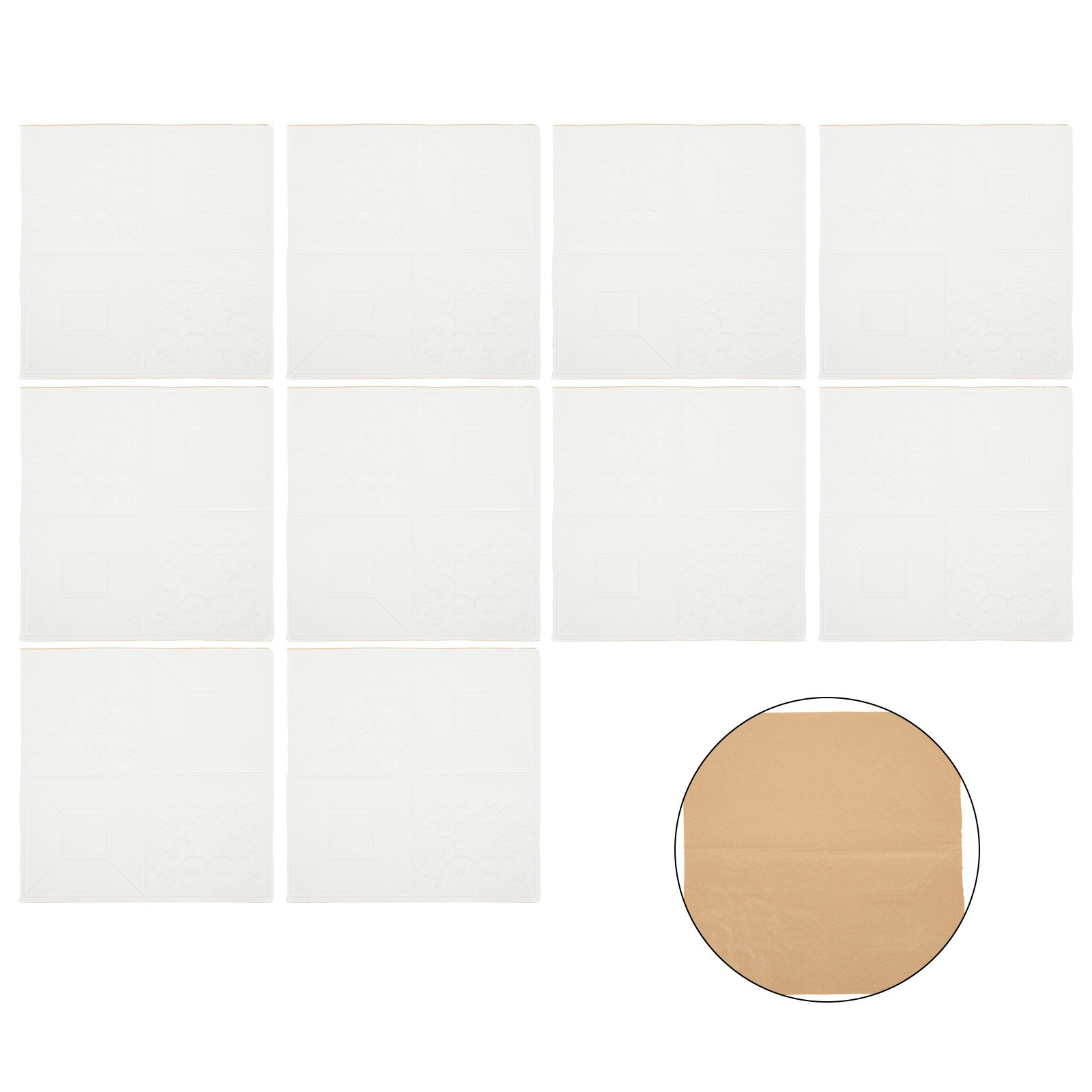 Foam Panel 3D Wall Sticker Decals Decoration Replacement Self-adhesive
