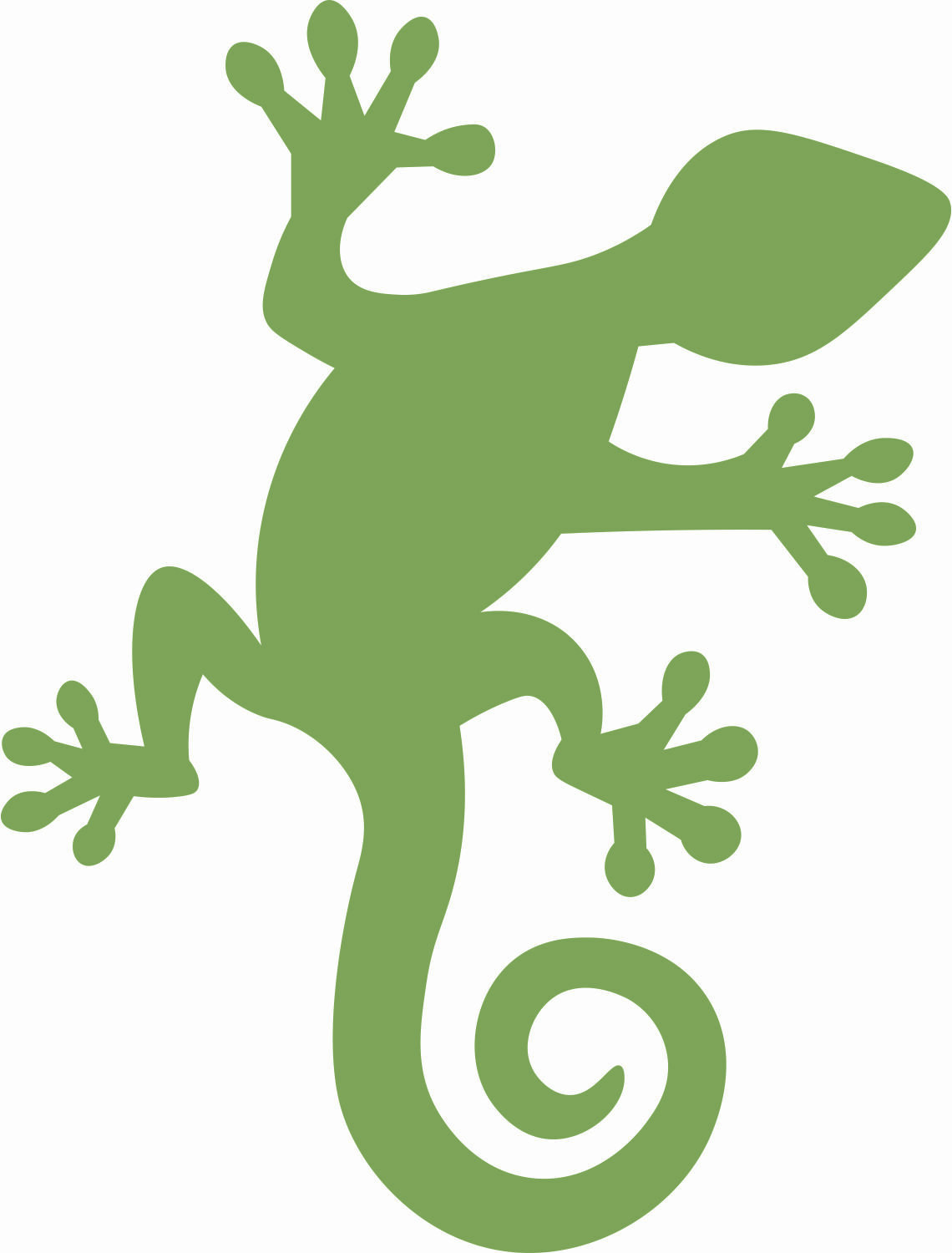 Gecko Decal Sticker Car Truck SUV Bumper Laptop Wall Tablet Trailer Window YETI