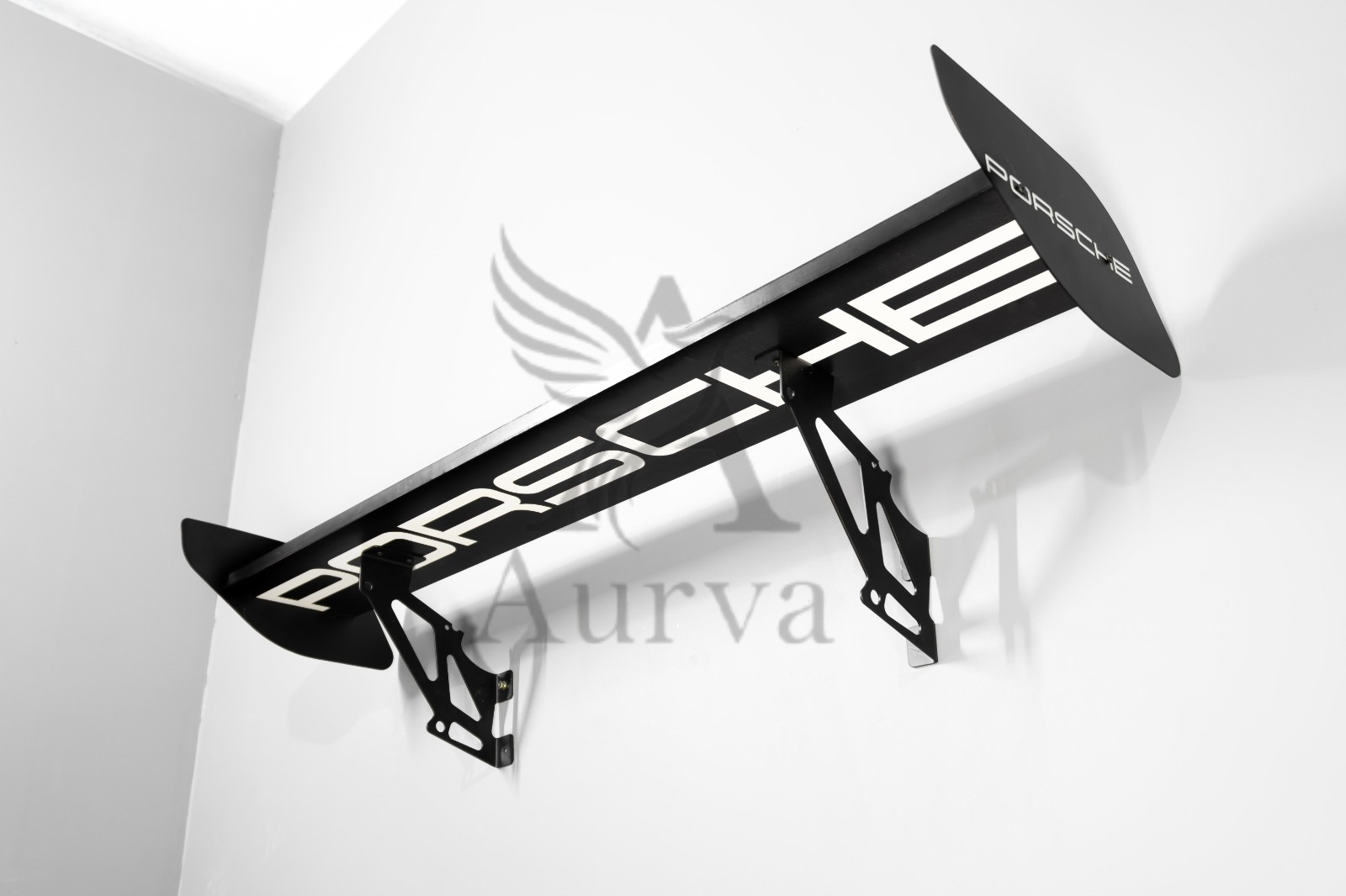 GT3RS Car Wall Shelf Car Spoiler Style Rear Wing Shelf – Automotive Home Decor