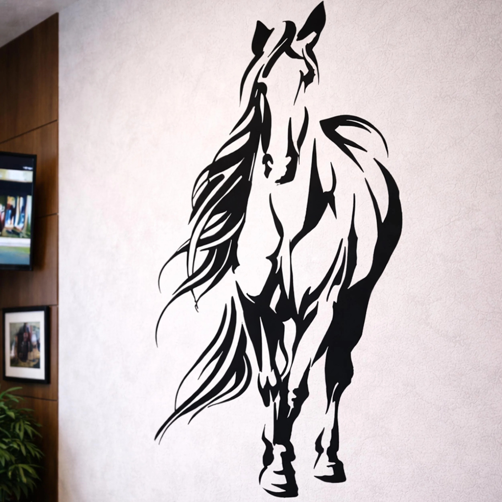 Minimalist Horse Decal | Full Body Line Art