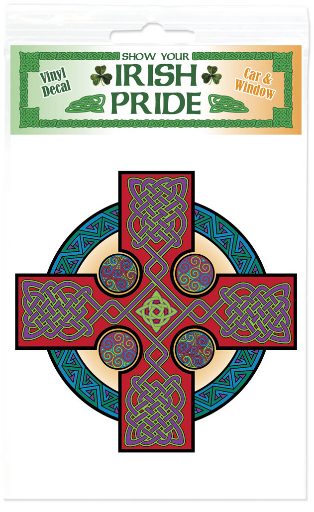 Celtic Cross Classic Ireland Irish Decal Sticker