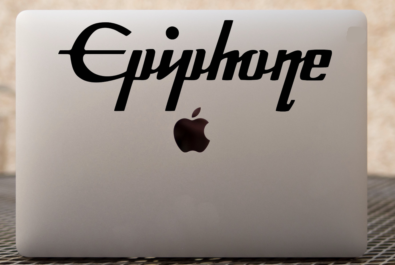 Epiphone Logo Decal- Guitar Sticker- Music Decal- Vinyl Decal- Band Decal