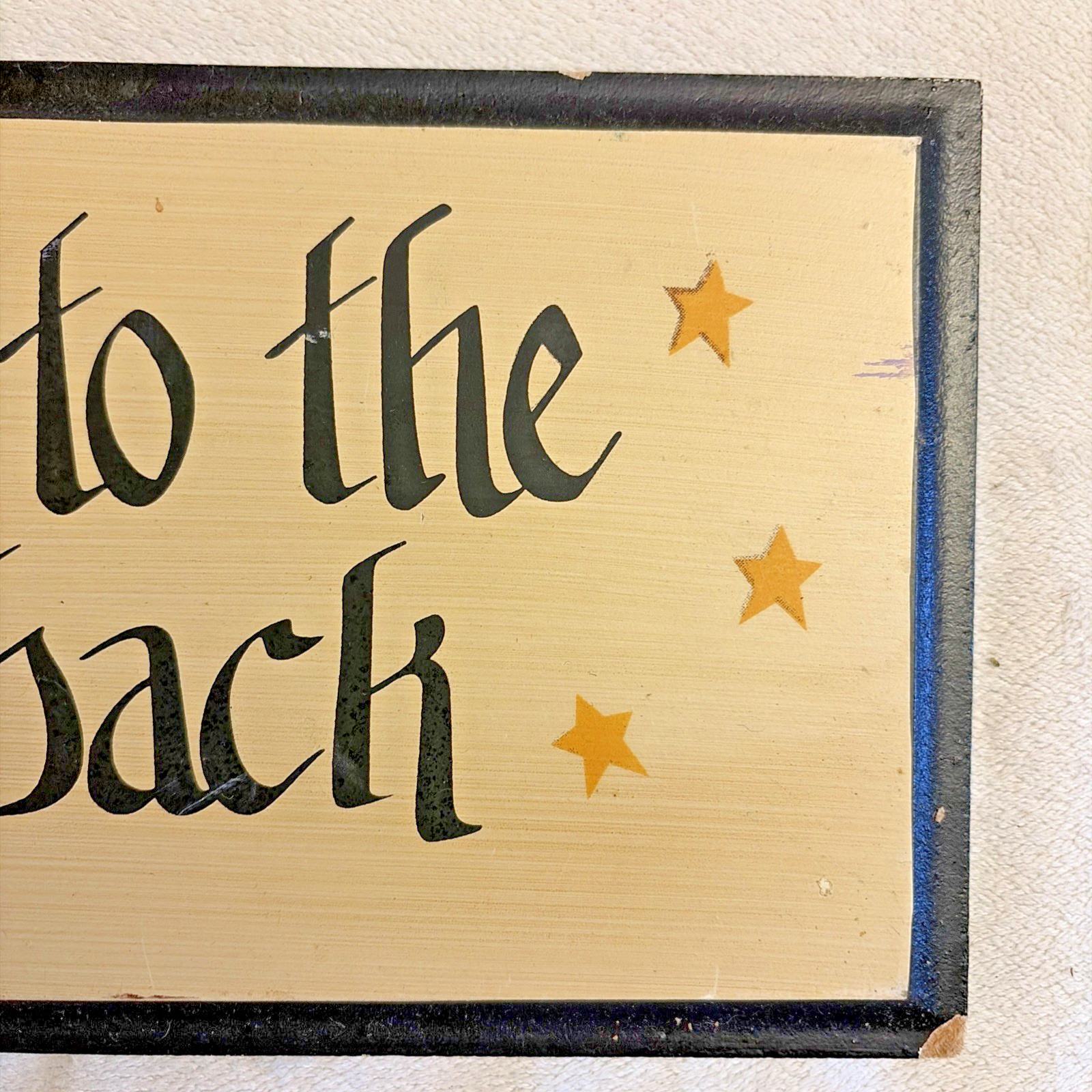 16×6 "I Love You To The Moon & Back" Wooden Wall Sign Plaque Celestial Nursery