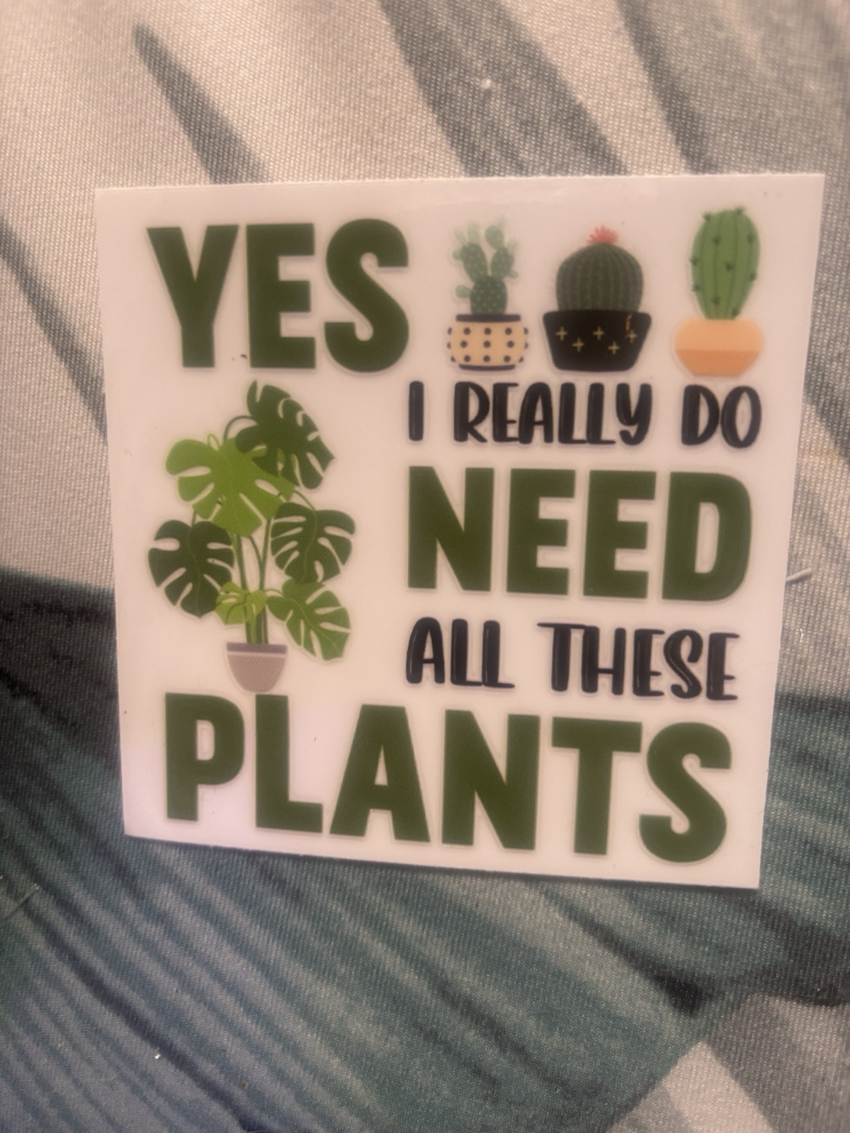 Plant Decal 3.5inch . Durable In Any Weather