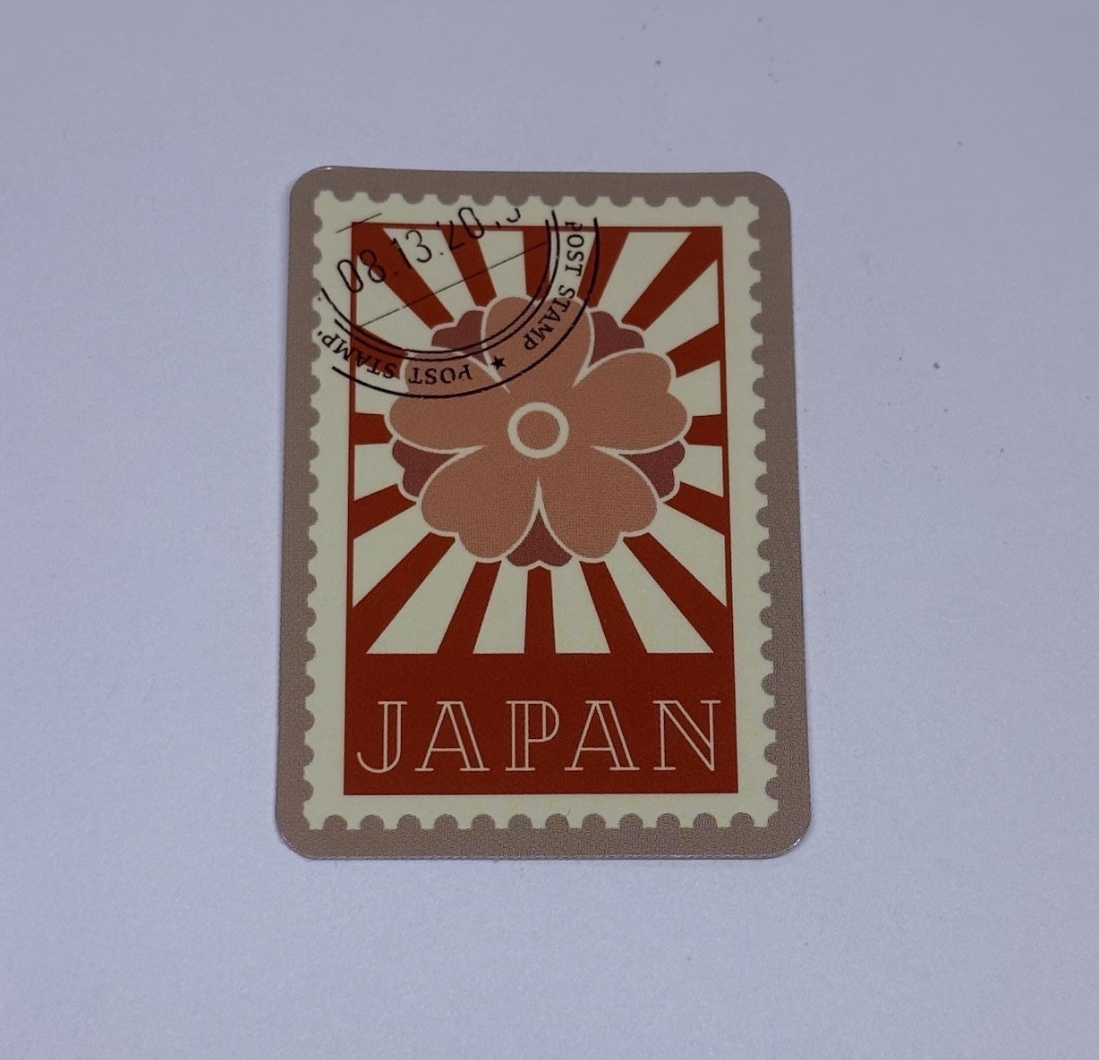 Japan Cherry Blossom Postage Stamp Novelty Sticker Vinyl Decal Travel Art Tc9