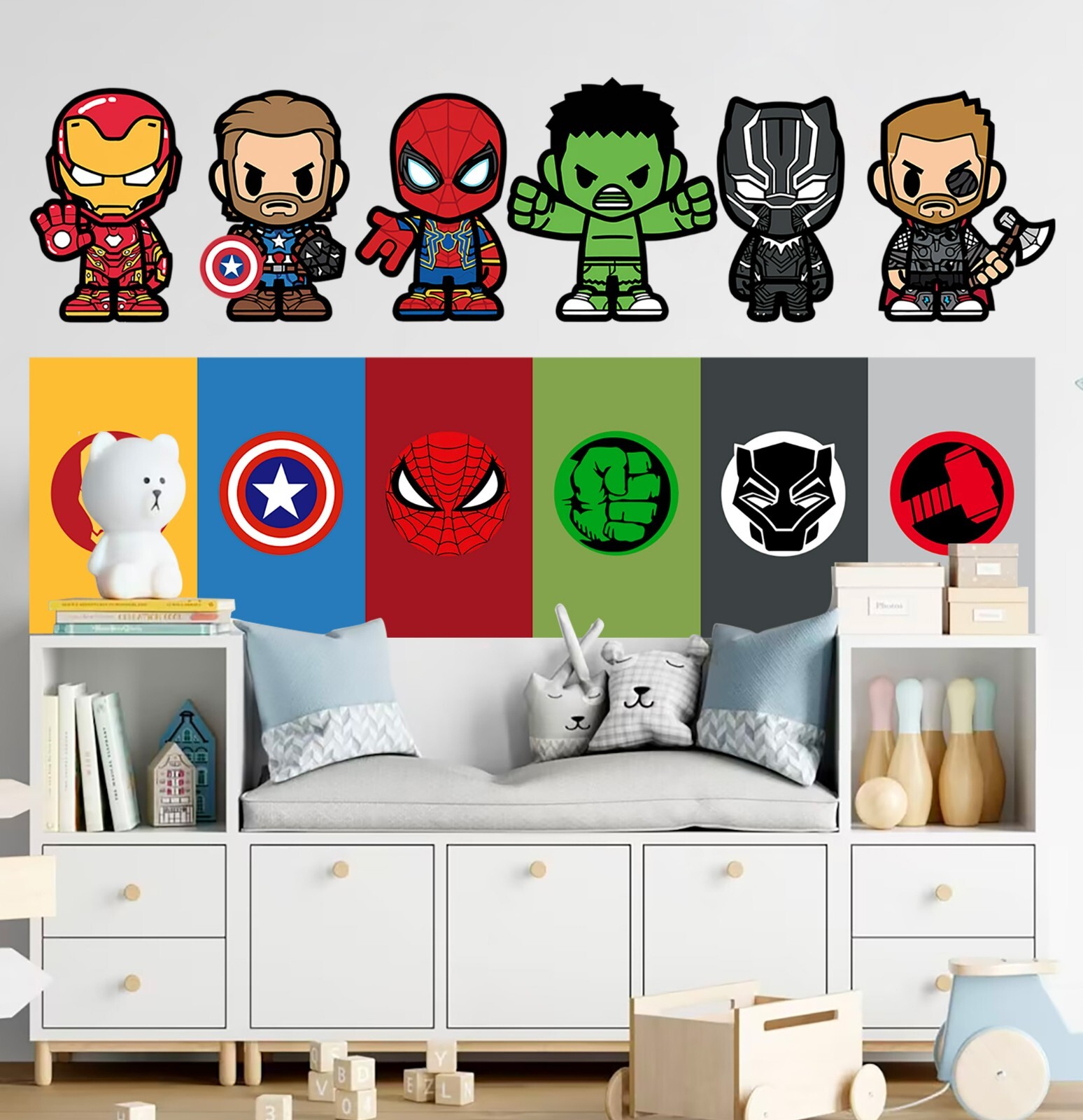 Avengers Logo Superhero age of ultron Boys Room Decoration Wall Decal Sticker