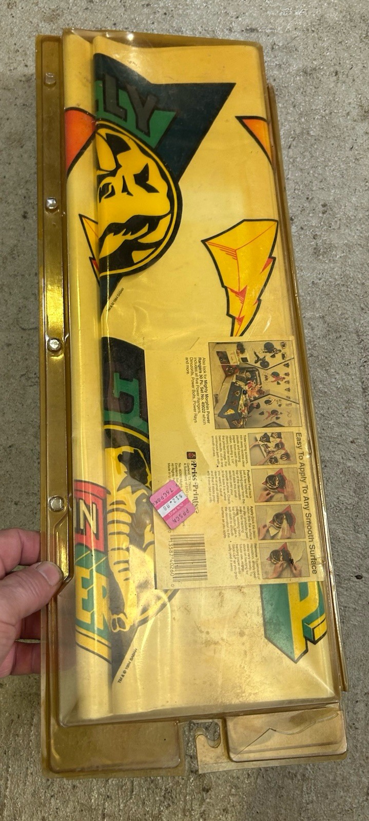 Rare 1994 Mighty Morphin Emblems Set Wall Decorations Priss Prints No. 40260