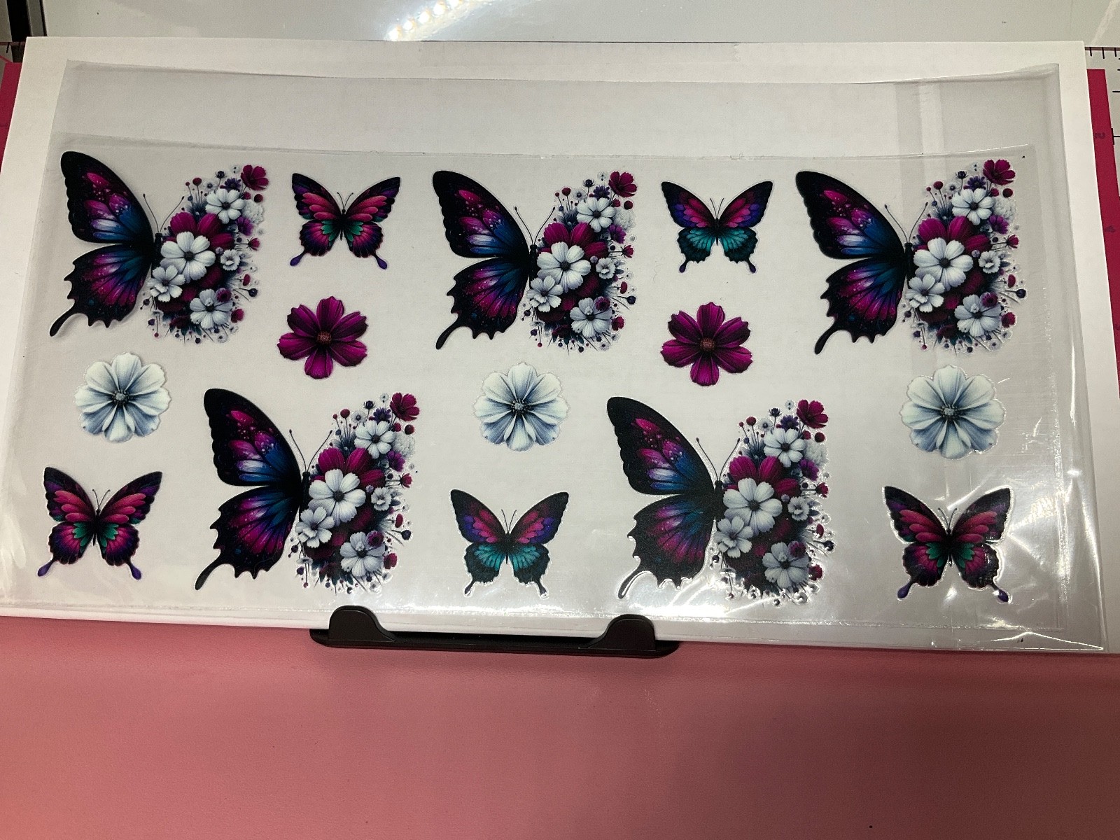 Uv Dtf butterflies/Flowers($40.00 free shipping)FAST SHIPPING!