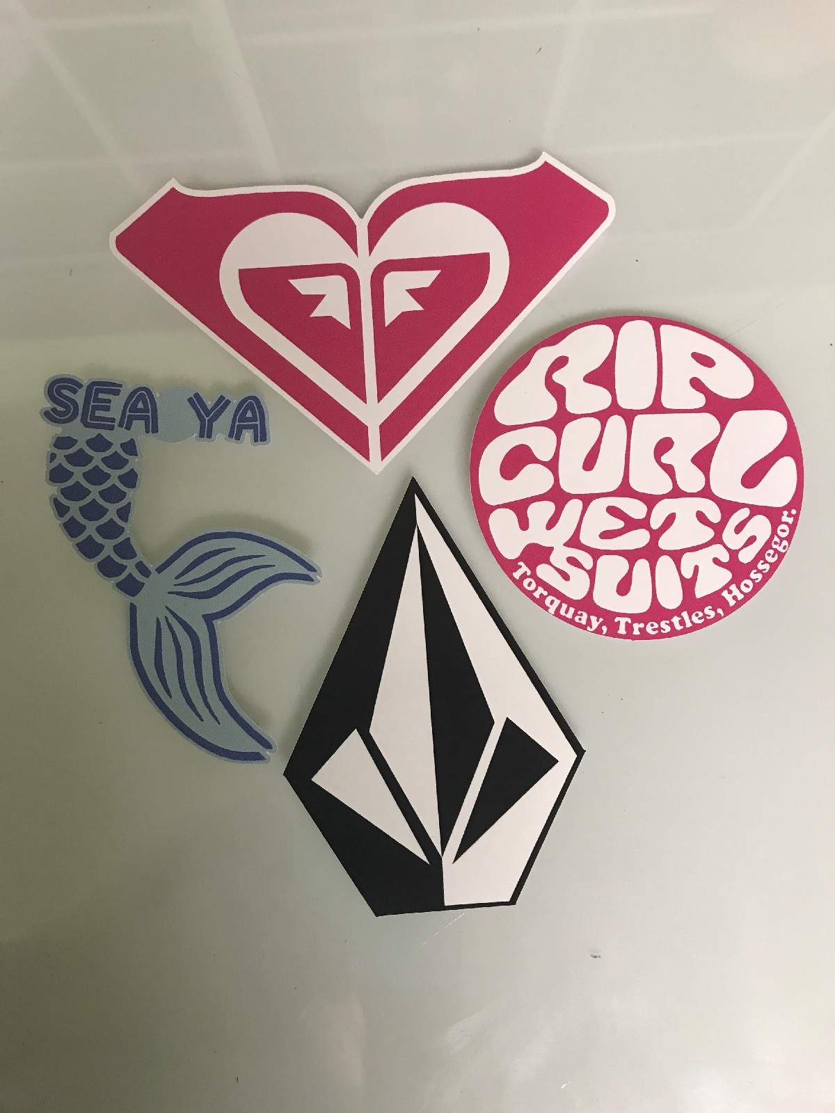Surf Sticker Lot pack – Roxy Reef Quicksilver Rip Curl Surfer Girl Aloha Hawaii