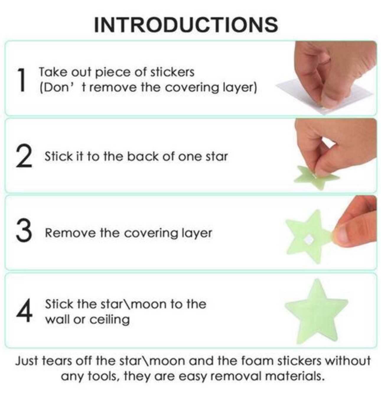 Astronomy Glow in the Dark Stars for Ceiling/Walls. 2 Boxes of 200 Pieces. NEW