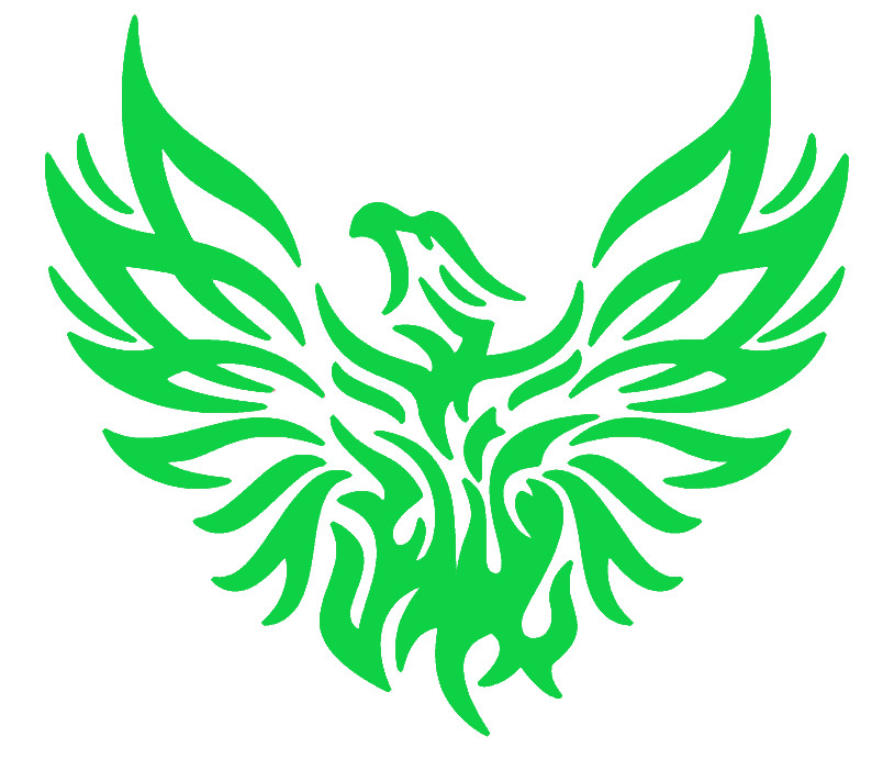 PHOENIX BIRD Decal Stickers for Cars, Windows, Laptops, Tablets, Wall