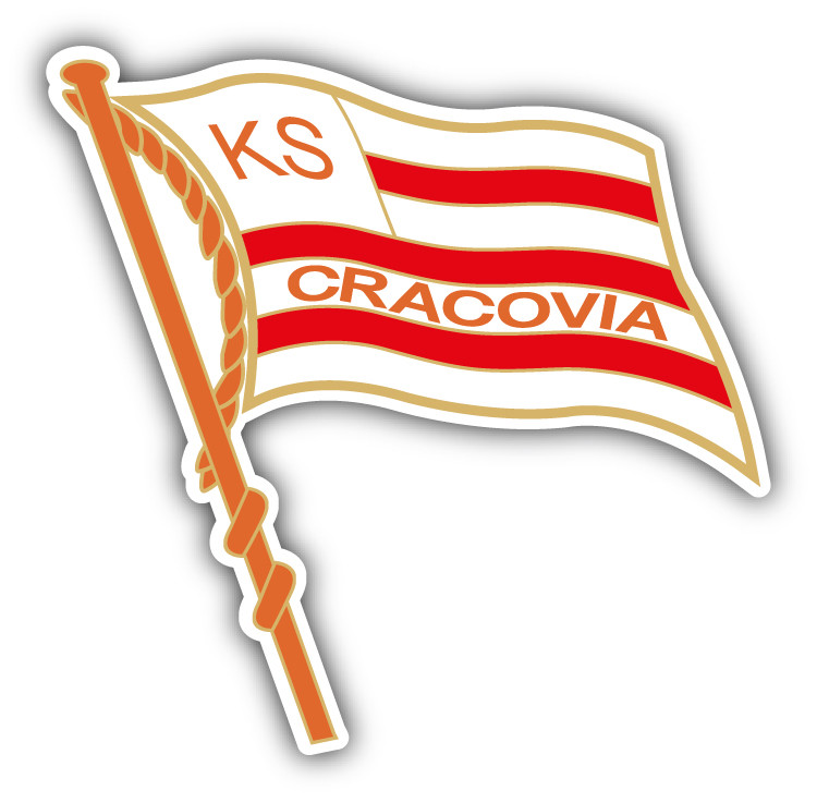 KS Cracovia Poland Soccer Football Car Bumper Sticker Decal 5" x 5"
