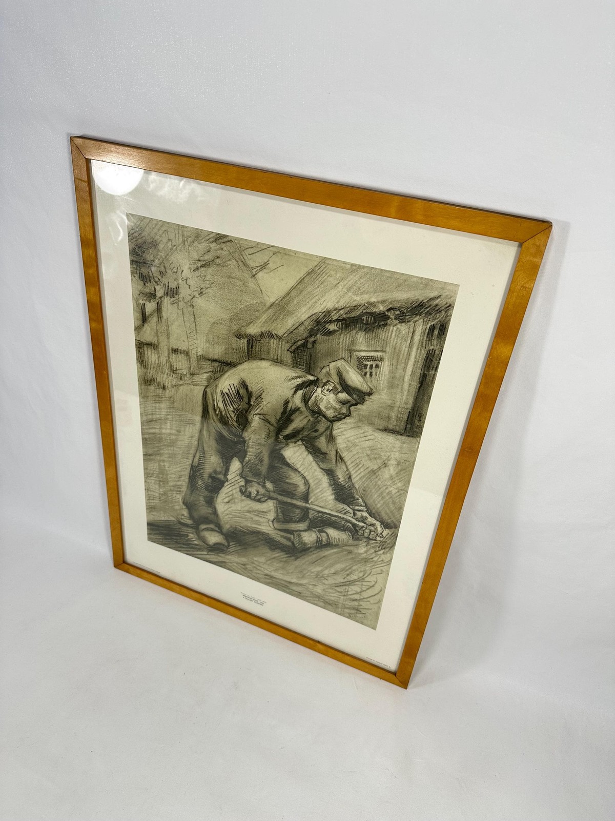 Vincent van Gogh Reproduction: A Pesant Working Art Print