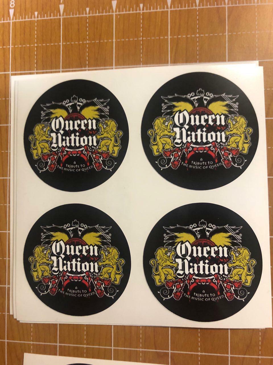 100 Custom Printed Stickers | Die Cut Vinyl | Bulk product labels | vinyl labels
