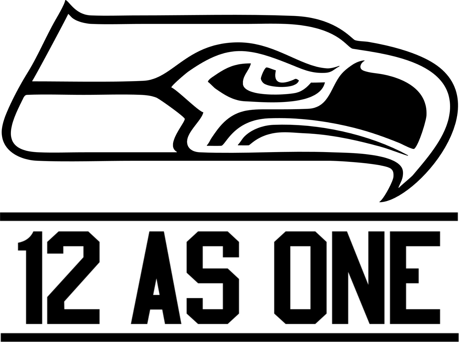 12 As One 6" X 4.5" Vinyl Stickers 3 Pack 7 Different Colors to Choose From