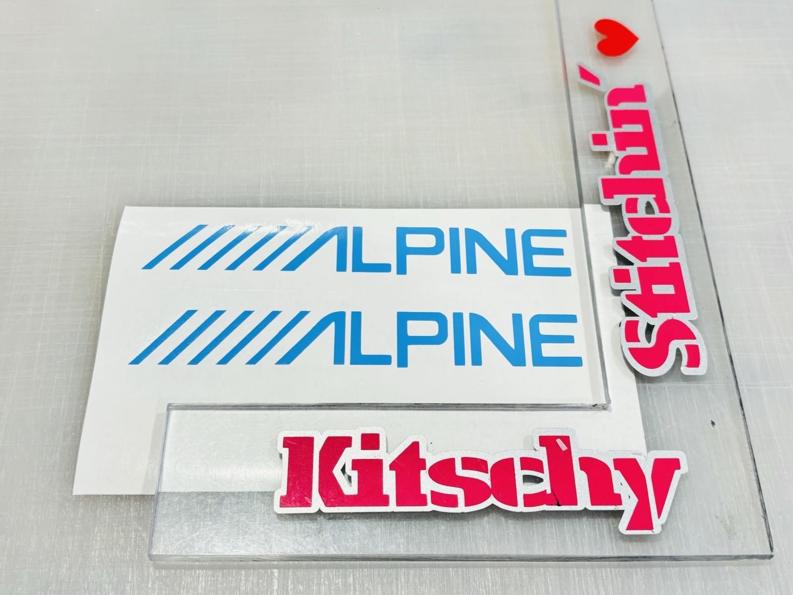 TWO SKI D00 Die Cut Vinyl Decals Snowmobile Sled Winter Motorsports Racing