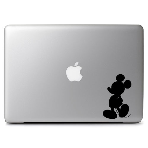 Mickey Mouse Silhouette Decal Sticker for Macbook Laptop Car Window Wall Decor