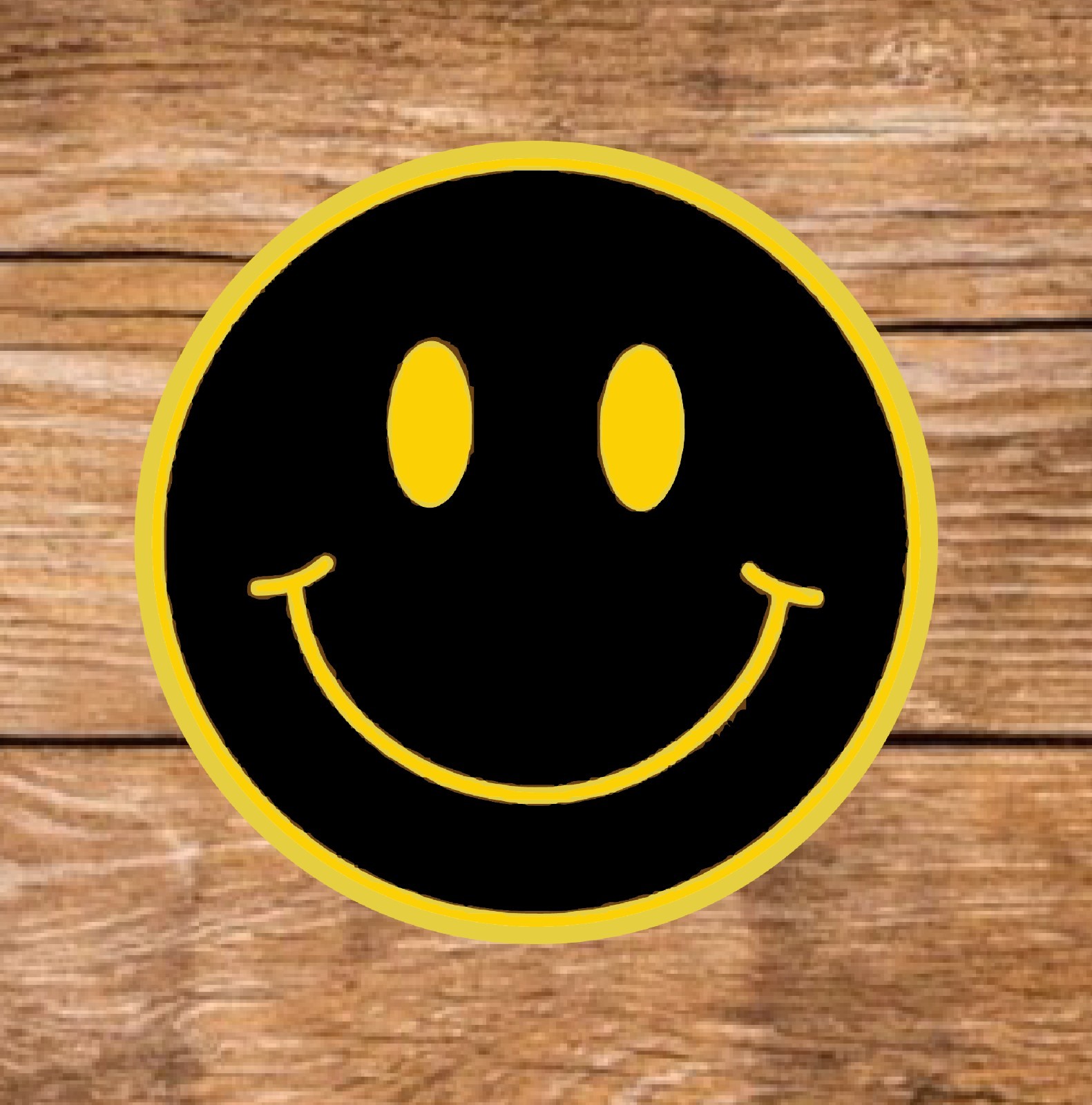 Smiley Face – 2 Pages (20 Sticker Set) 2in, Waterproof, Glossy Finish Vinyl.