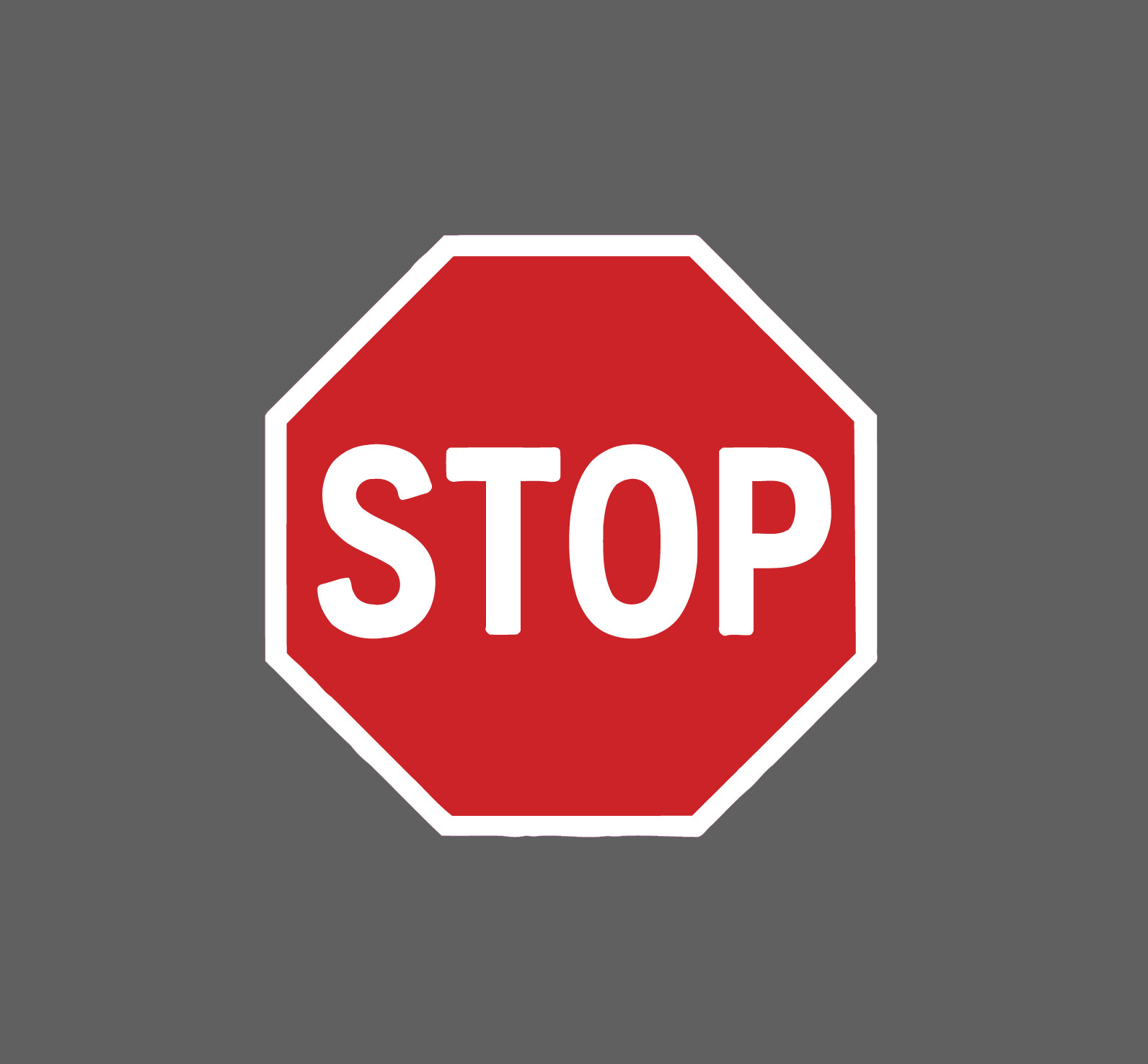 Stop Sign Sticker Red Warning Waterproof Warning Caution Street Gift NEW