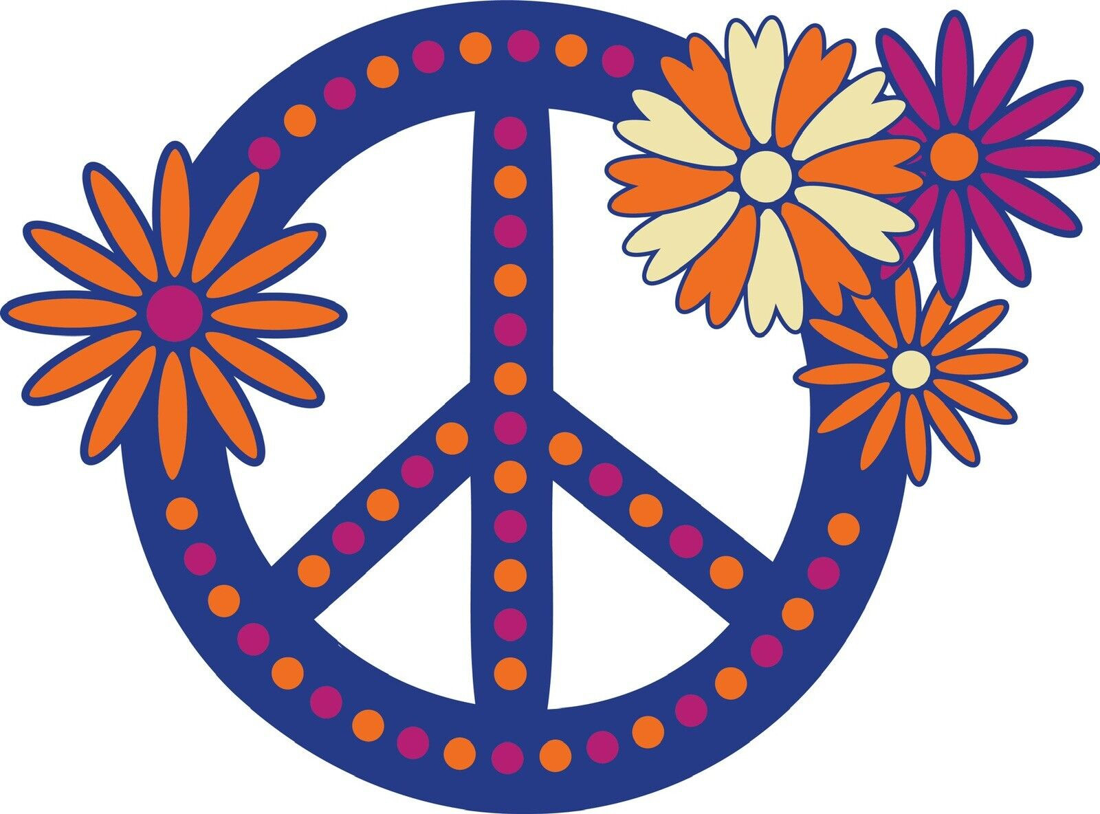 Peace Sign Sticker Decal