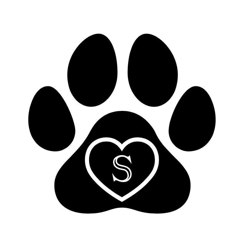 Custom Monogram Decal Oracal 651 Permanent Vinyl – Decor Home Many Sizes Pet Paw