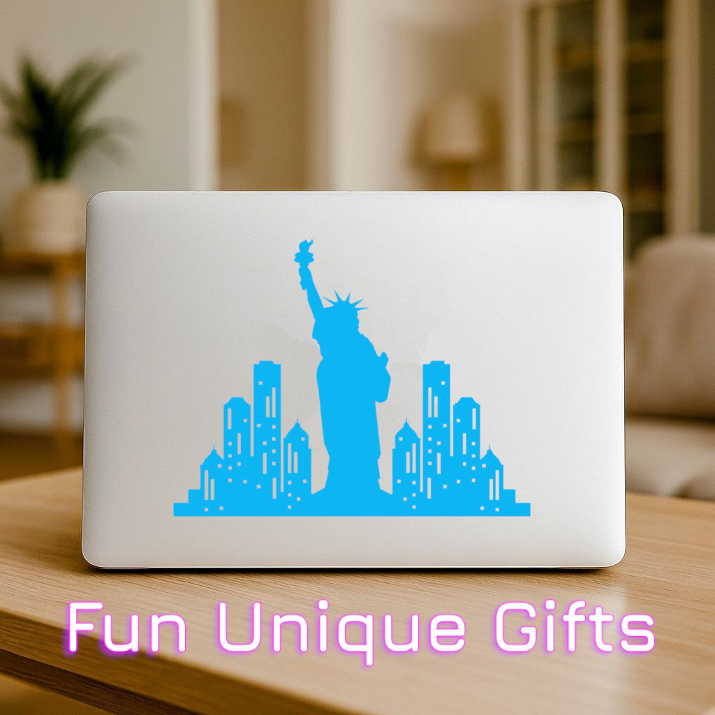 New York City Skyline Vinyl Decal Sticker -Multiple Colors & Sizes- SHIPS FREE!