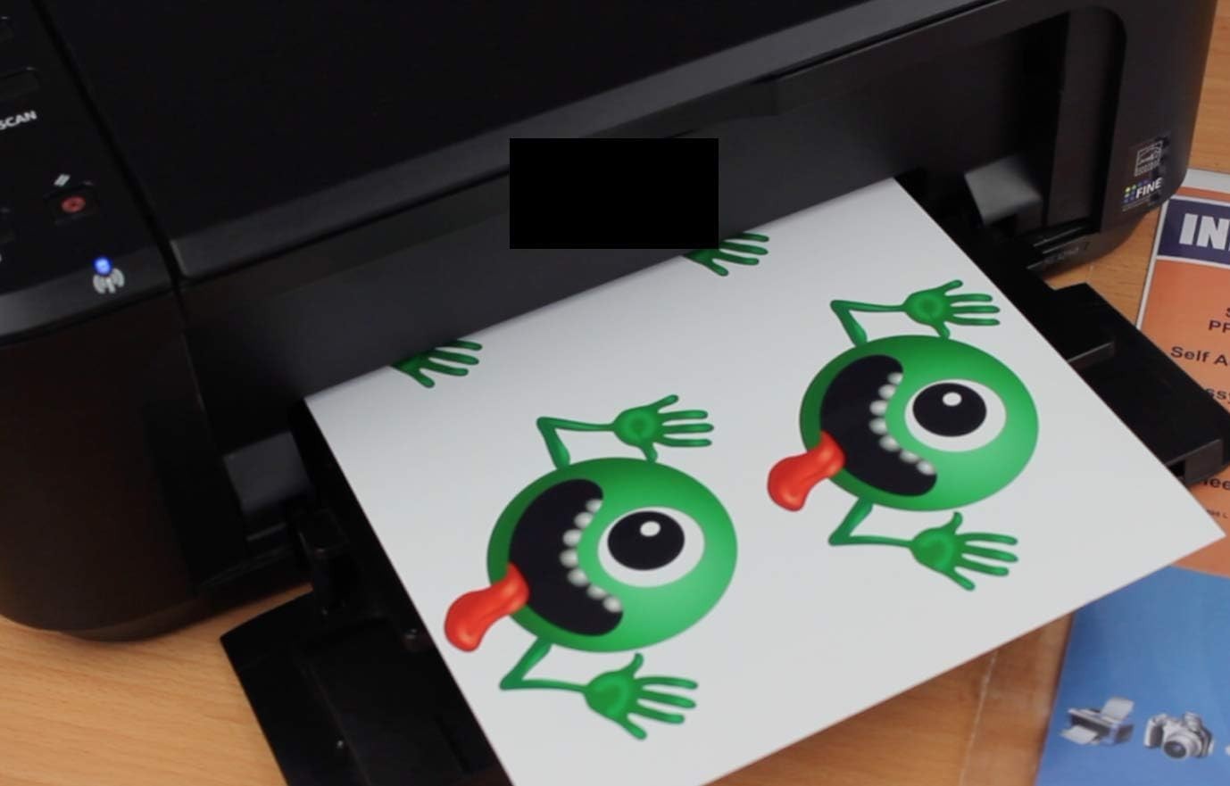Flexible 20 Sheet Pack: 8.5×11" Glossy Printable Sticker Paper for DIY Projects