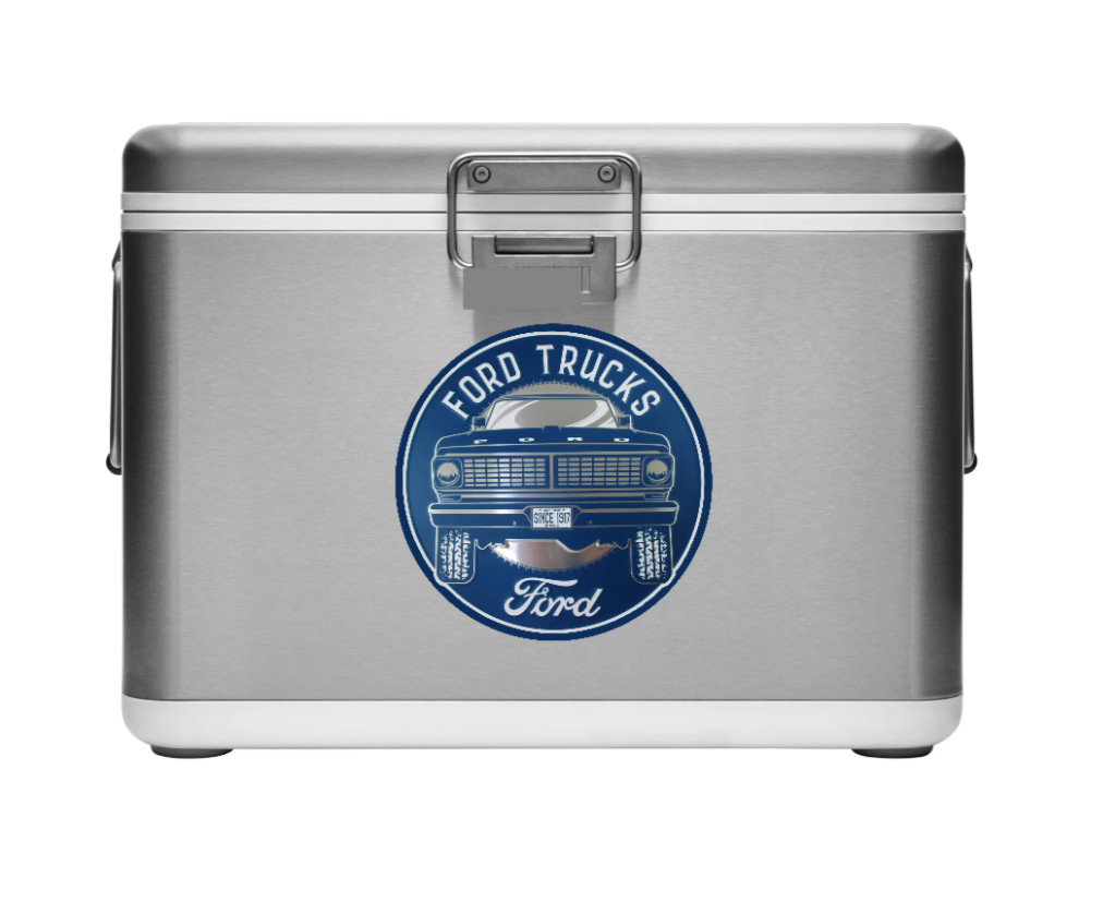 Car Classics "Ford Trucks" – 4" Handmade Vinyl Decal Cooler Vehicle Laptop 262