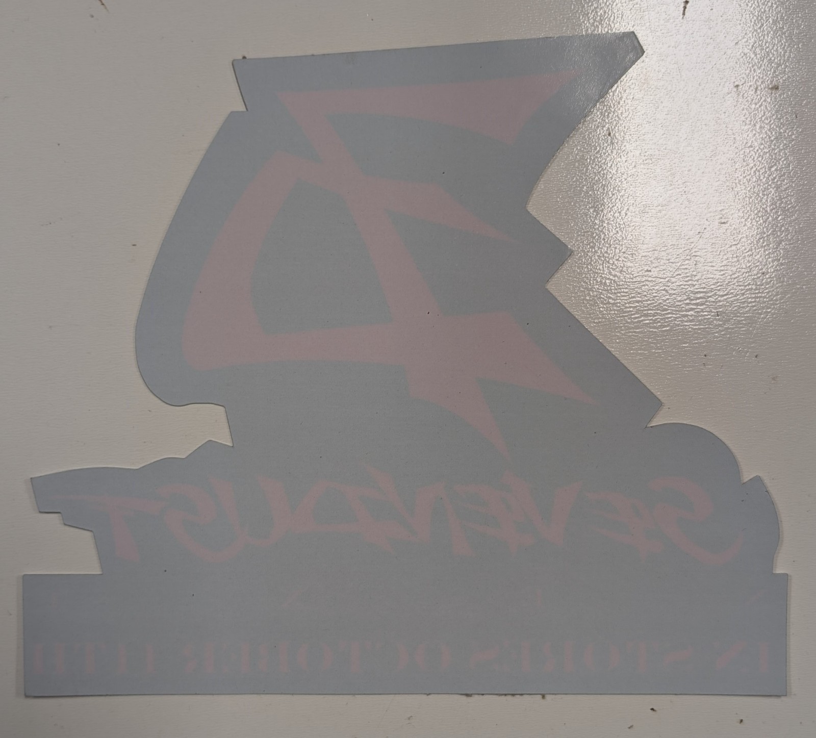 2 Lot Sevendust 7D Logo Die-cut Vinyl Decal Stickers 7"x8" for Car Window Laptop