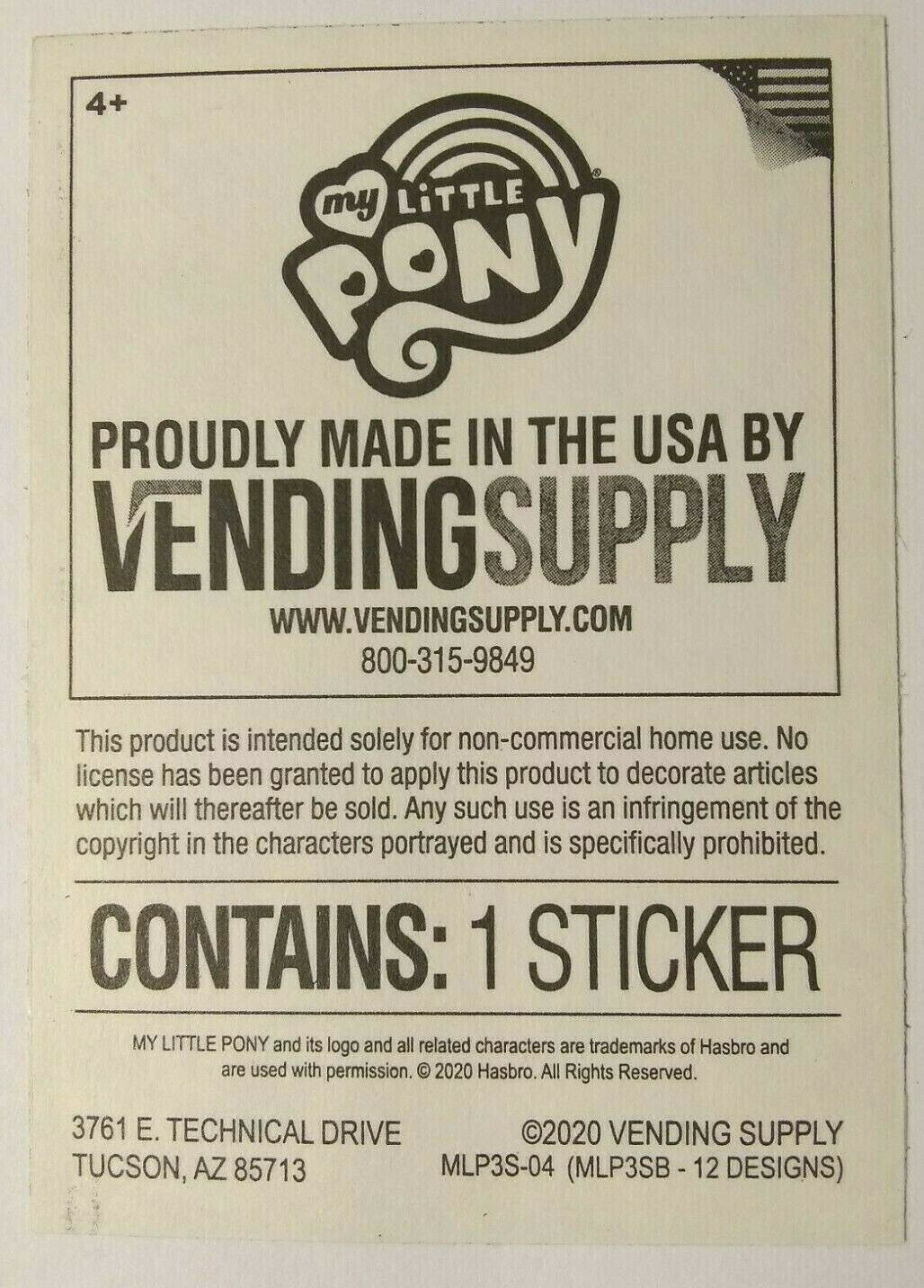 My Little Pony Officially Licensed Sticker Decal Cute Retro Kawaii 80's 90's