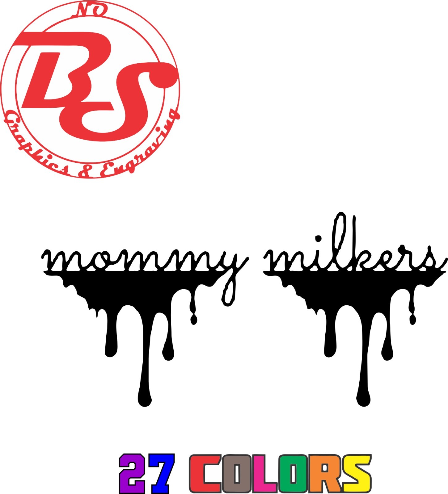 6" Mommy Milkers Massive Big Decal Offensive Funny Rude Adult Joke JDM Meme noBS
