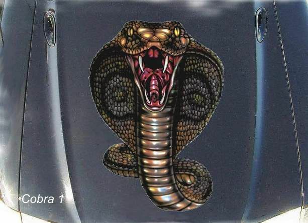 LARGE-SIZED CAR DECALS – COBRA