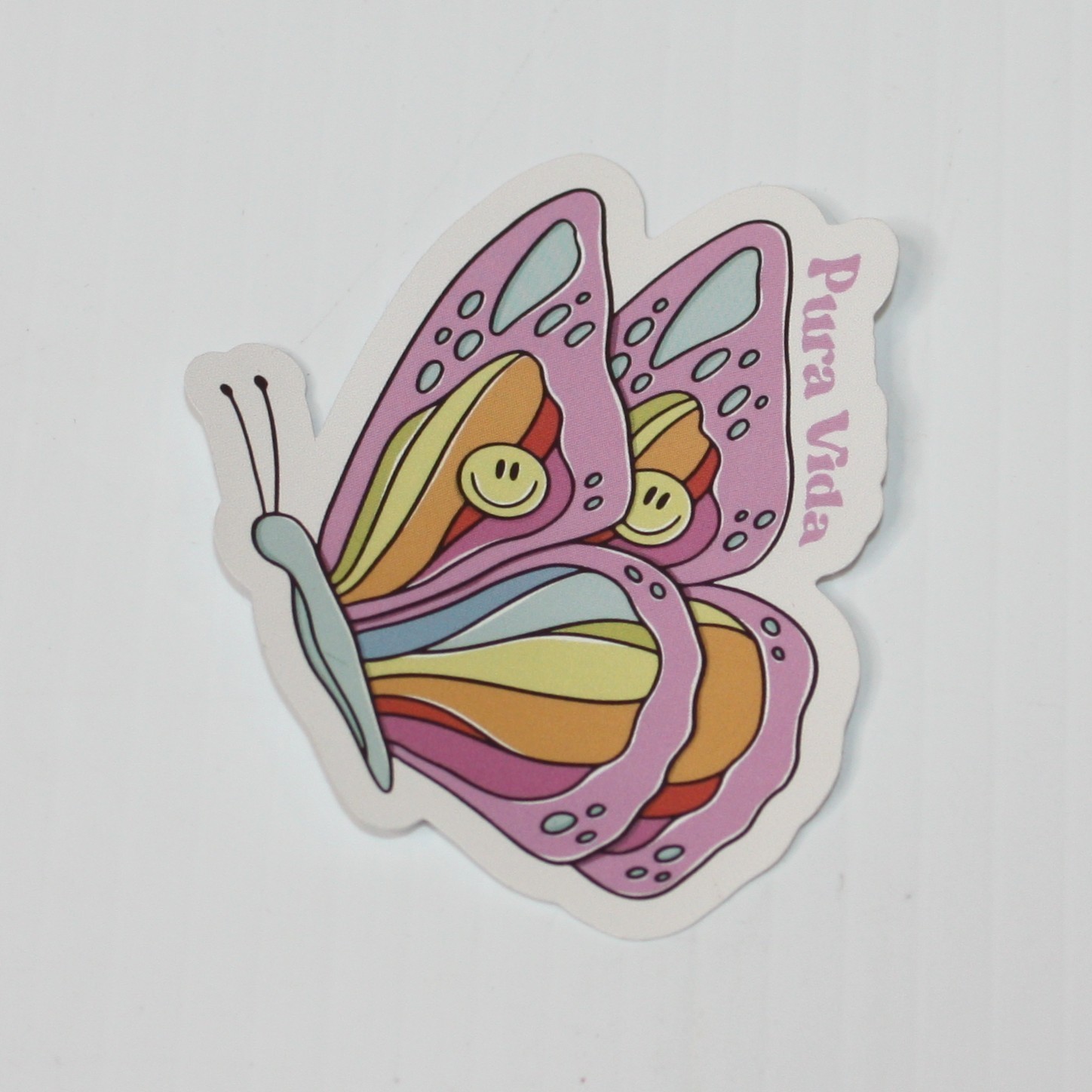 Pura Vida 5 Sticker Lot: Yes No Maybe So, Bucket Hat, Butterfly, Lover, Ticket